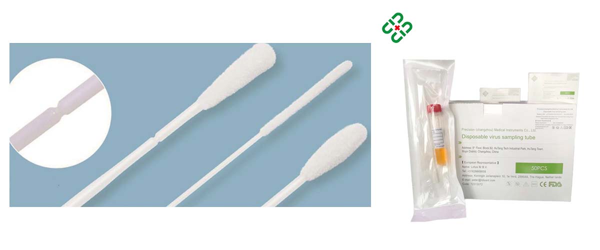 Disposable-virus-sampling-tube-Flocking-swab-REAL-Medical Disposable-virus-sampling-tube-Flocking-swab-REAL-Medical