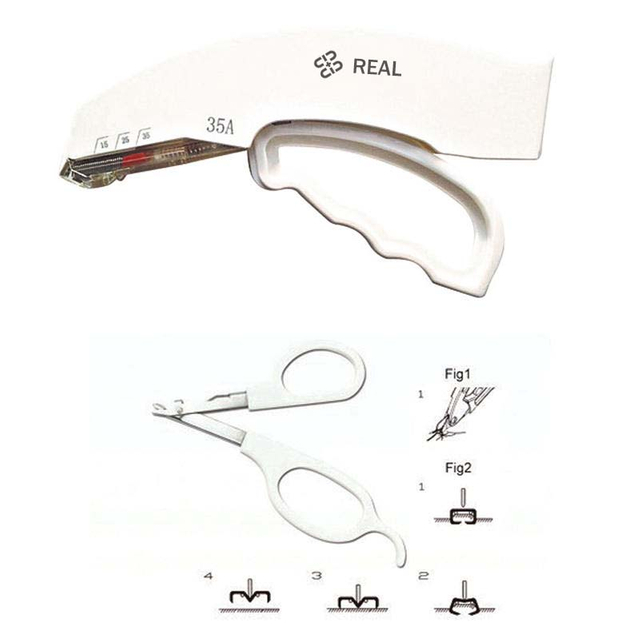 Stapler kulit sekali pakai