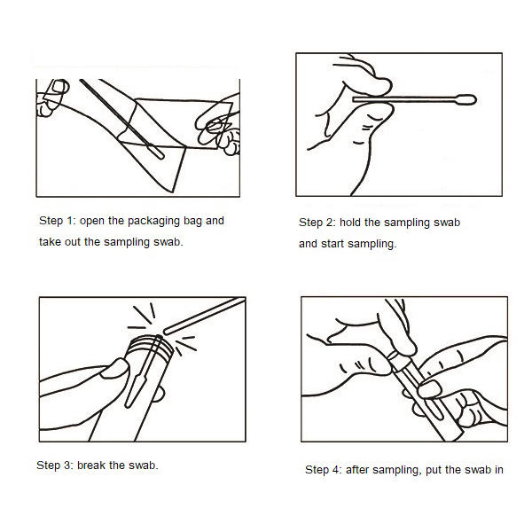 Tabung pengambilan sampel virus sekali pakai