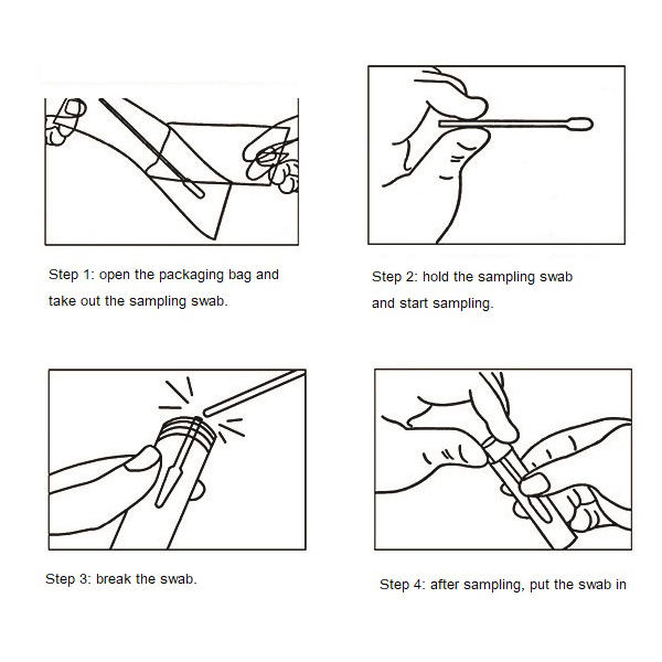 Tabung pengambilan sampel virus sekali pakai